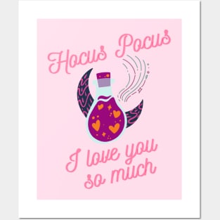 Hocus pocus I love you so much Posters and Art